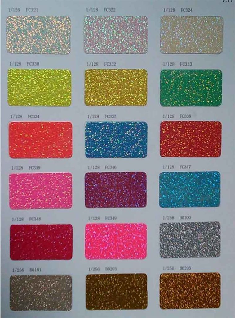 Various-color-glitter-